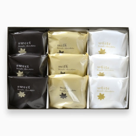 【冬季限定】メープルチョコレート 9個入