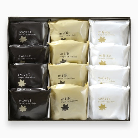 【冬季限定】メープルチョコレート 12個入
